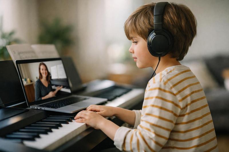 Les cours de piano en ligne pour enfant : comment bien choisir ?