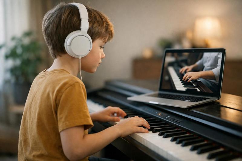 Les cours de piano en ligne pour enfant : comment bien choisir ?